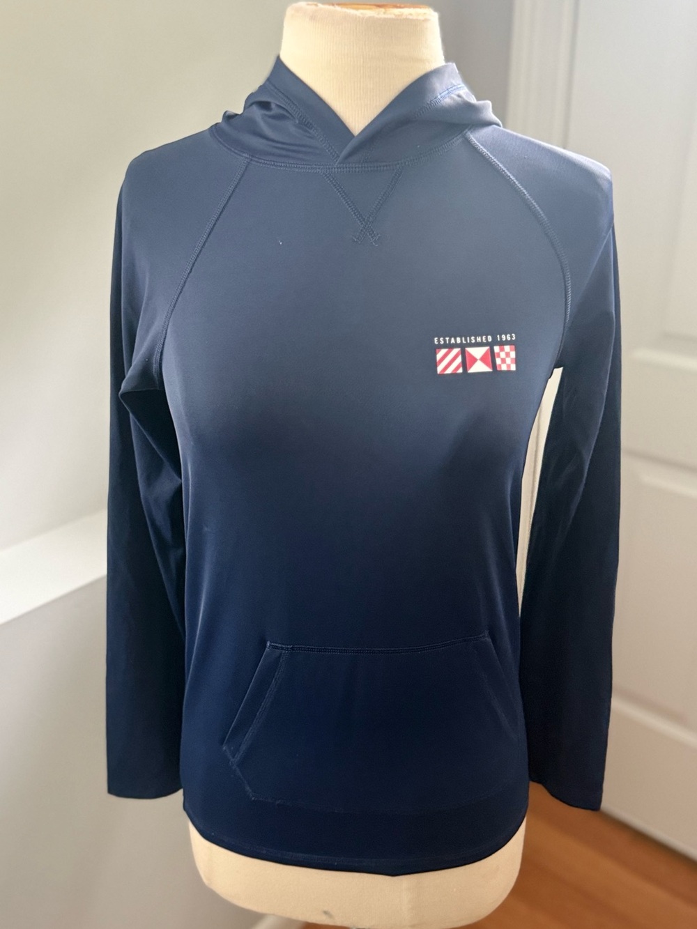 Lands' End Kids Navy Hooded Top